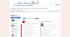 Desktop Screenshot of micro-astuce.com